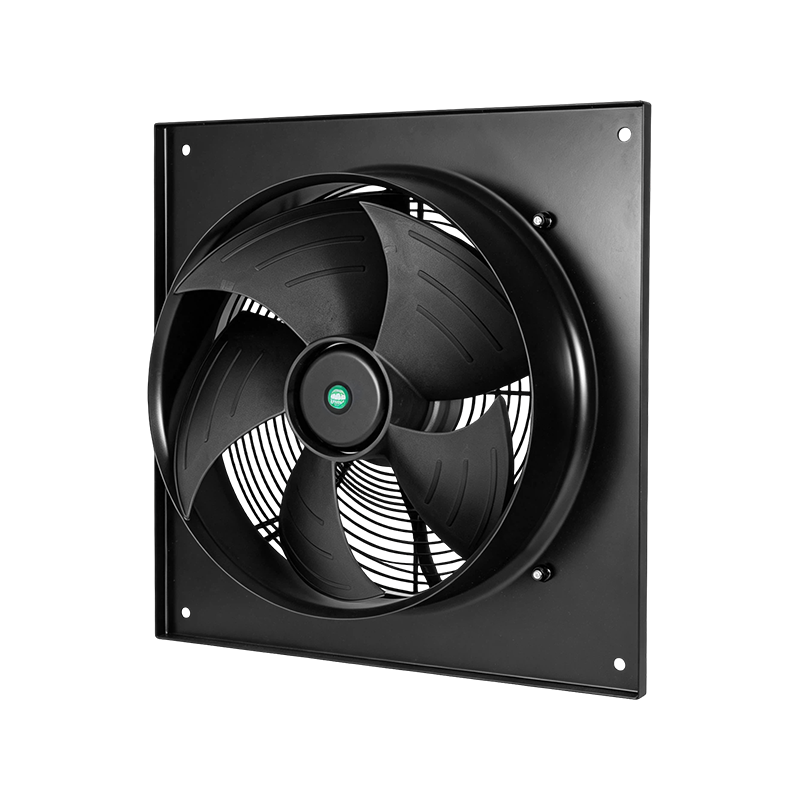 Intelligent Stepless Speed EC Axial Fan - Whisper-Quiet External Rotor Motor Cooling Solution for Data Centers & Telecom