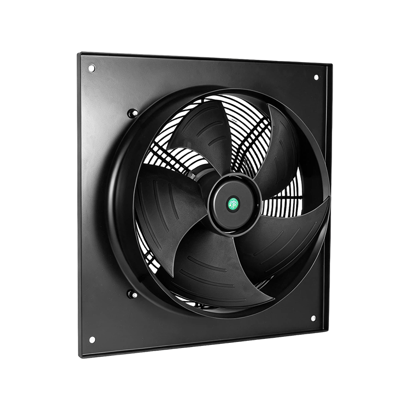 Intelligent Stepless Speed EC Axial Fan - Whisper-Quiet External Rotor Motor Cooling Solution for Data Centers & Telecom