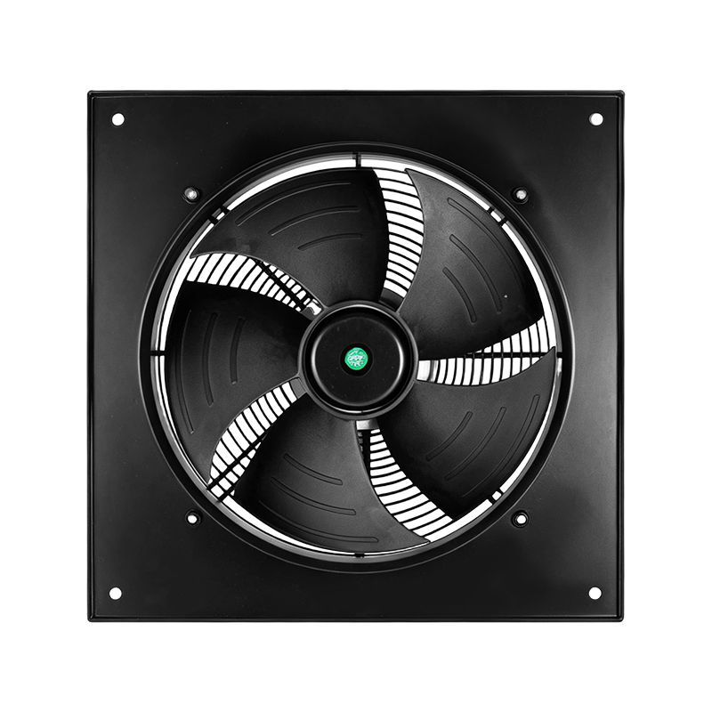 Intelligent Stepless Speed EC Axial Fan - Whisper-Quiet External Rotor Motor Cooling Solution for Data Centers & Telecom