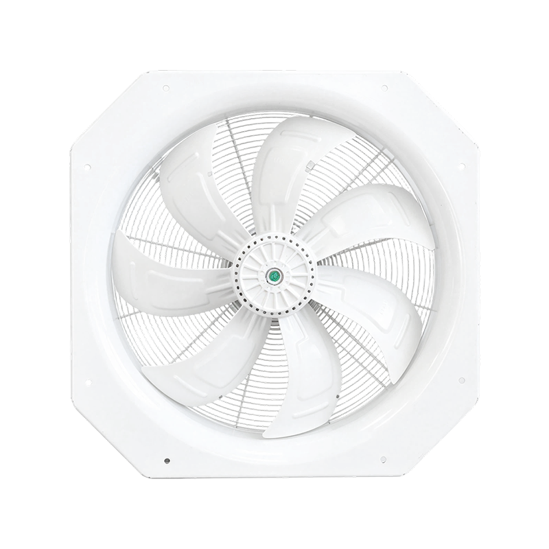 800mm Industrial AC Axial Fan with 7 Metal Blades and Protective Grill - High Airflow Ventilation Cooling Fan