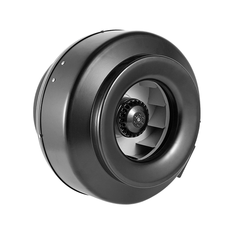 AC Inline Duct Booster Fan with Variable Speed Controller – Galvanized Steel Housing, Balanced Aluminum Impeller for Grow Tent, Hydroponics & Indoor Gardening Exhaust