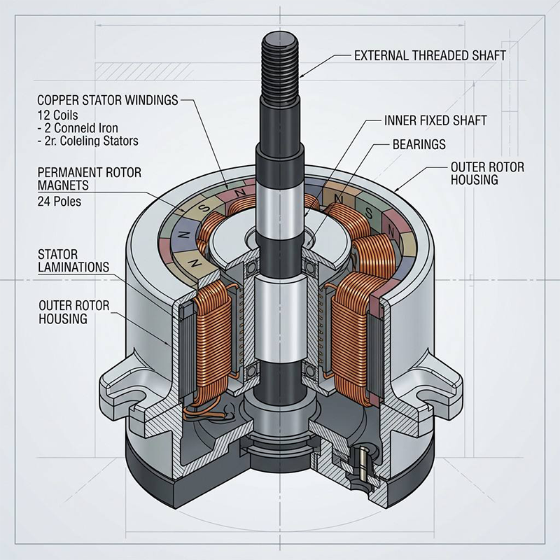 Energy-Saving Brushless DC Electric Motor with Integrated Driver – IE4/IE5 Equivalent, 30%-70% Less Power vs AC Induction, Ideal for Commercial Fan Upgrades & Green Building Retrofits Energy-Saving Brushless DC Electric Motor with Integrated Driver – IE4/IE5 Equivalent, 30%-70% Less Power vs AC Induction, Ideal for Commercial Fan Upgrades & Green Building Retrofits